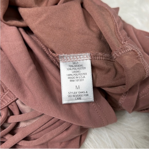 CHARLOTTE RUSSE Deep V Strappy Mini Dress Size Medium - Picture 6 of 6